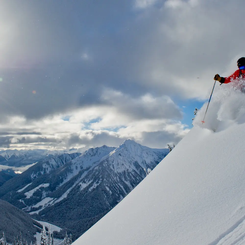 Skier, Steep, Scenic, Mike Welch